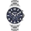 Lee Cooper VX9JE1 Men's Movement Watch with Multifunction Display and Metal Strap - LC07802.390, Silver, Strap