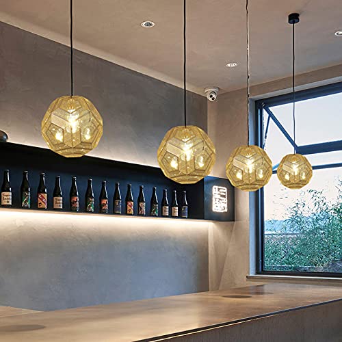 Lustre à boule de radar nordique pour plafonds hauts avec câble ajustable - 4