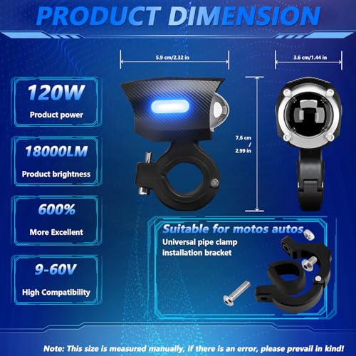 Windance 120W Auxiliary Fog Lights