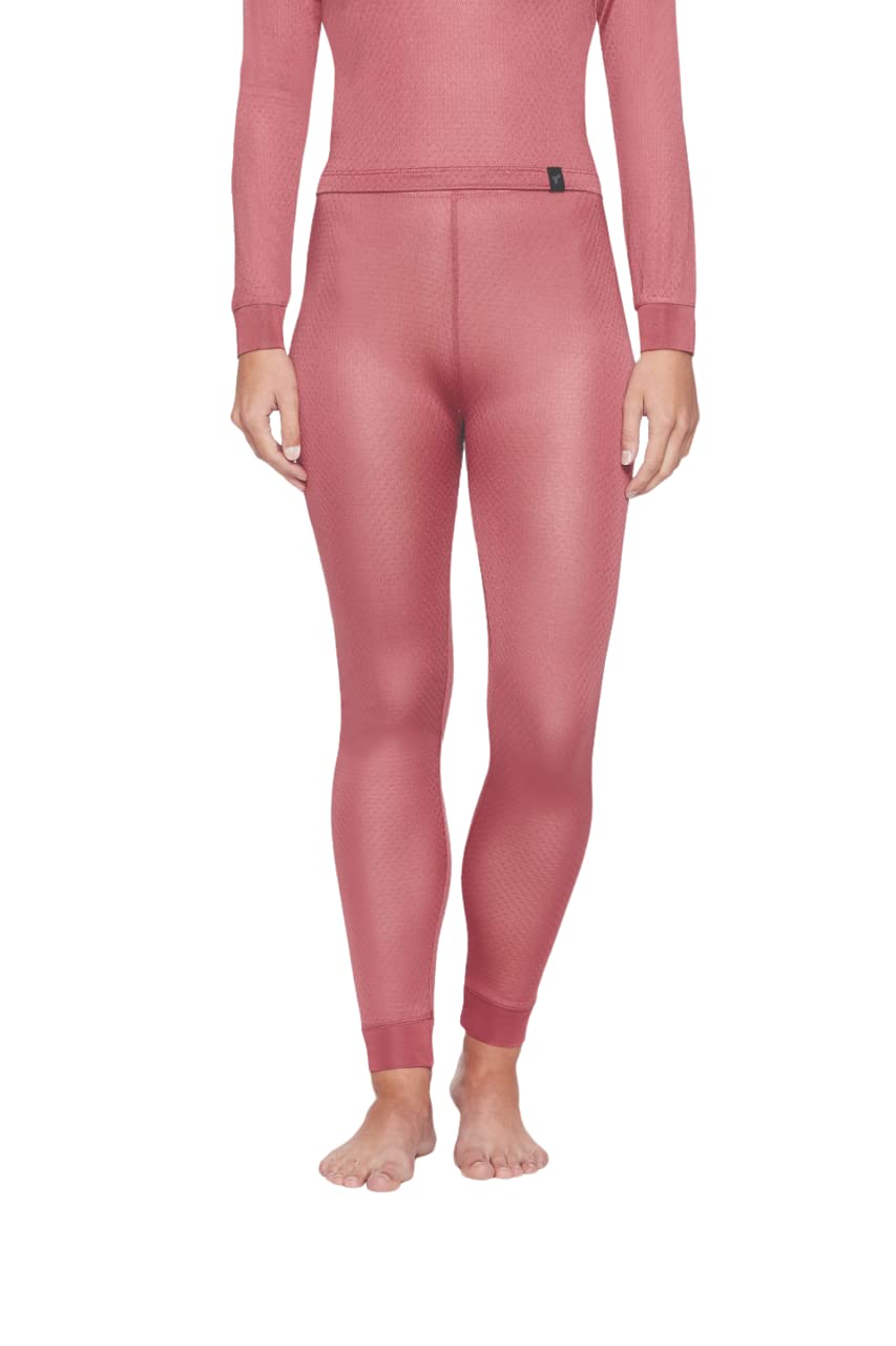 Terramar Women's Thermasilk Pointelle Pant