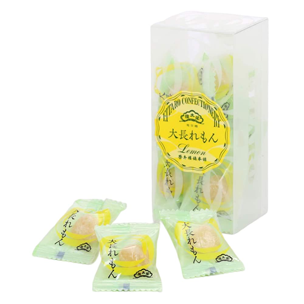 [ Eitaro Sohonpo ]Eitaro Natural Fruit Candy LEMON 12 pieces,Japanese Ca