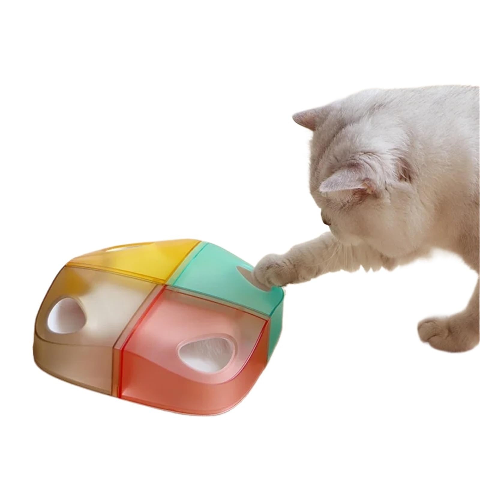 Juguete interactivo de entrenamiento de captura para gatos, sensor inteligente de carga USB con plumas reemplazables