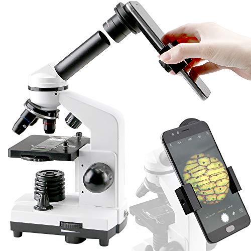 Starboosa Microscope Lens Adapter - Built-in WF16x Eyepiece - Smartphone Camera Adapter Mount - Made of Aluminum Alloy - Easy to use and Stable (for Eyepiece Tube Inner Diameter 23.2mm/0.913inch) - Thumbnail 2