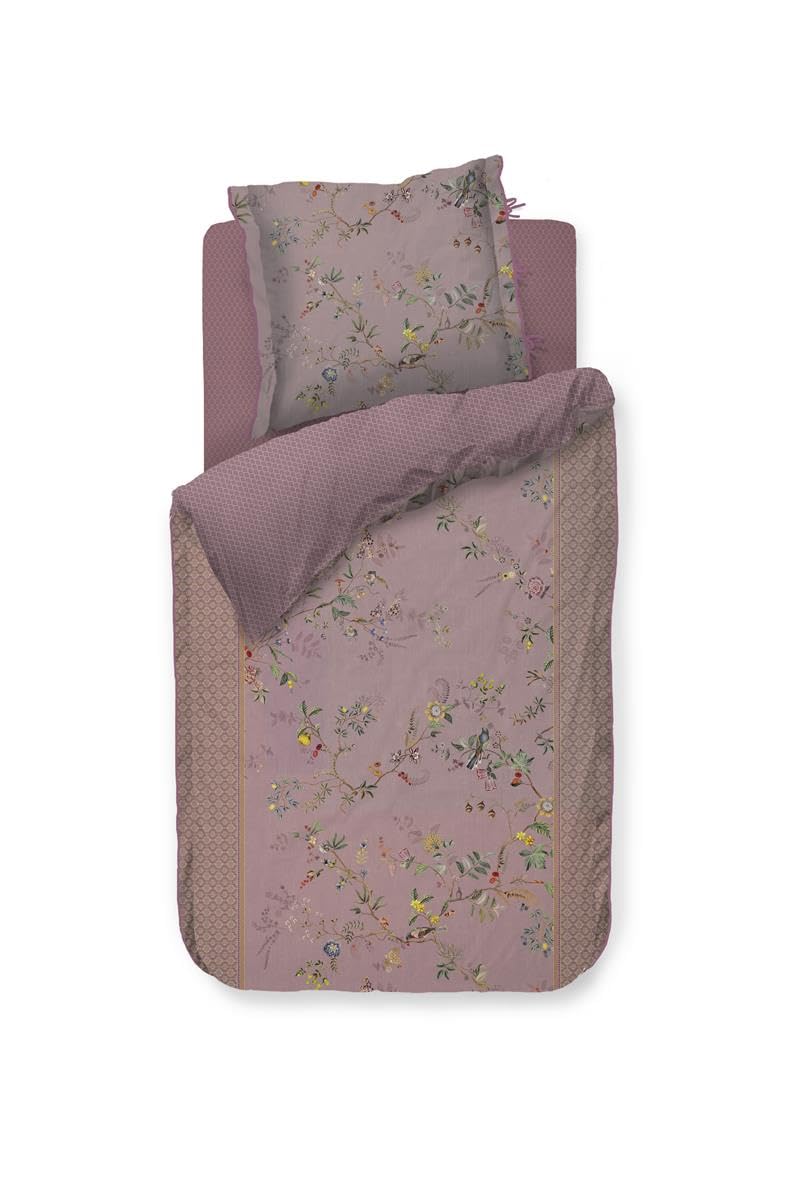Parure Autunno PIP Studio en percale violette 135 x 200 cm pour des nuits sereines
