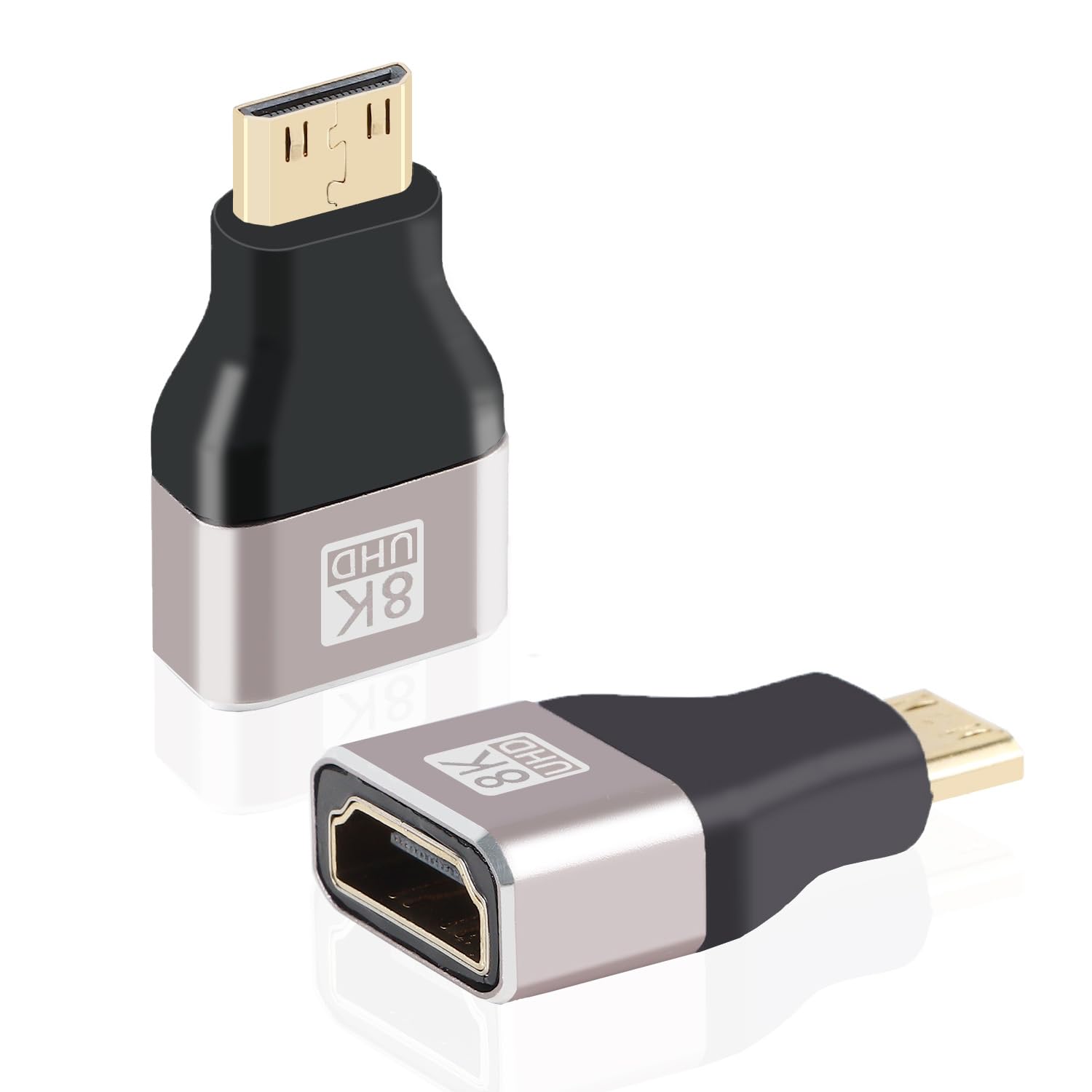 Amazon.com: AIMHDUTY Mini HDMI to HDMI Adapter 2-Pack, Support 8K