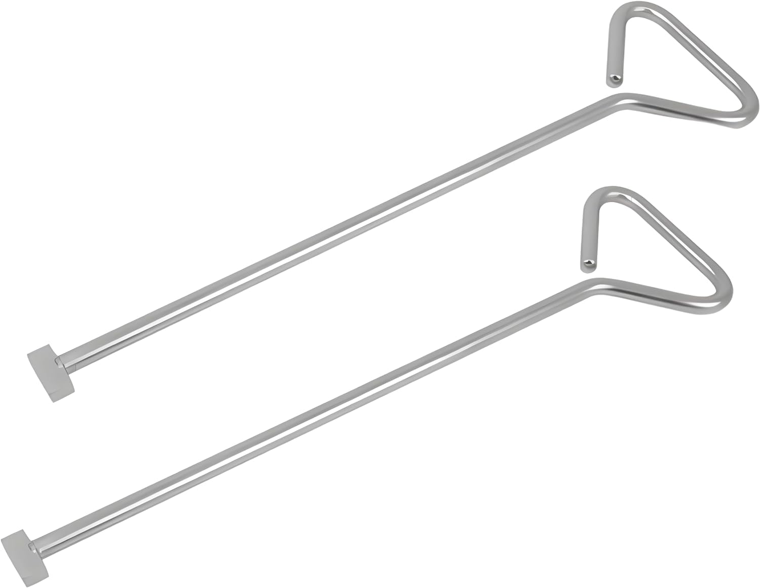 Sbz Steel 2 Pack Of 18 Heavy Duty Manhole Cover Lifting Keys - Long Handled Carbon Drain Cover Lifting Tools, 450Mm - Durable, Corrosion Resistant For Easy Manhole Cover Removal