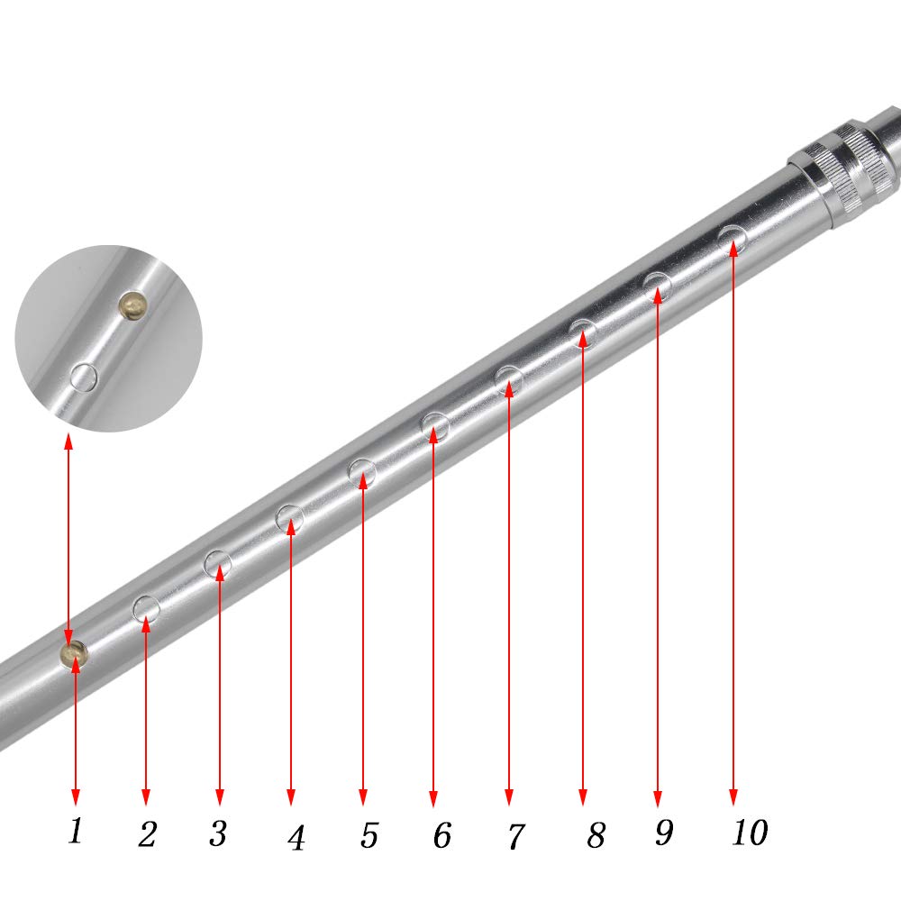 Bastón de Aluminio, Muletas Plegable portátil Apoyo para Antebrazos, Regulable en Altura