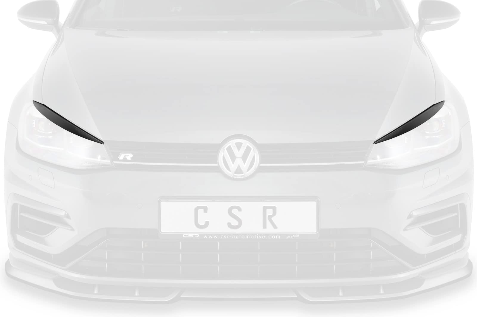 CSR-Automotive Scheinwerferblenden Kompatibel mit/Ersatz für VW Golf 7 (Typ AU) SB304-G