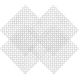 4 Pack Dryer Vent Grill Bird Guards Inserts can Crop and Easy to Install Stop Birds Nesting in...