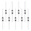 Fielect 20Pcs Fast Blow Fuse 250V 2.5A Fast Blow Axial Lead Fuse Glass Tube Fuses 3.6x10mm