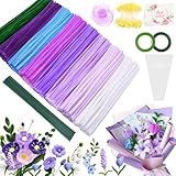 Multi-Usages: les cure-pipes peuvent être utilisés pour faire des fleurs et des bouquets, ainsi que des petits animaux, des fruits, des légumes, des jouets et d'autres décorations, etc.; Cadeau idéal pour la Saint-Valentin, la fête des mères, les anniversaires ou les mariages; Convient pour les écoles, les maisons, les ateliers d'artisanat et d'autres occasions