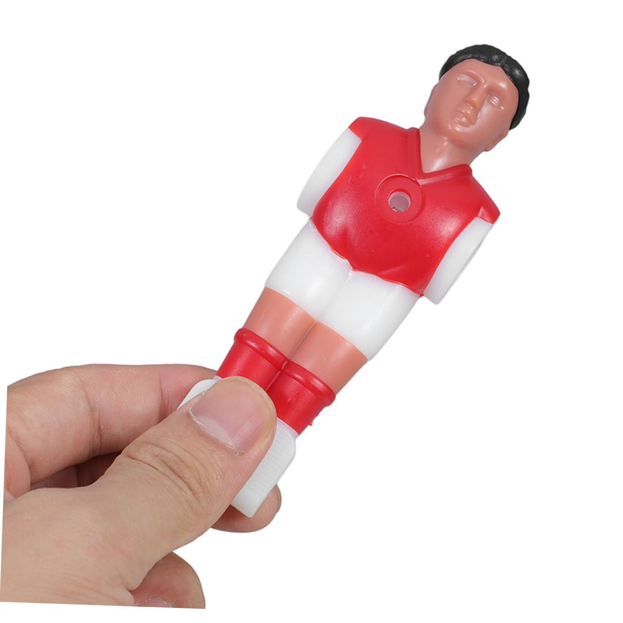 Set 12 Pezzi Giocatori Calcio Balilla in Abs Maglia Rossa e Blu, Accessori Sostitutivi per Tavolo Calcio Balilla per Uso Versatile e Gioco Migliorato in Riunioni Familiari