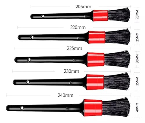 Kit Premium De Pincel Para Lavagem Detalhada Automotiva
