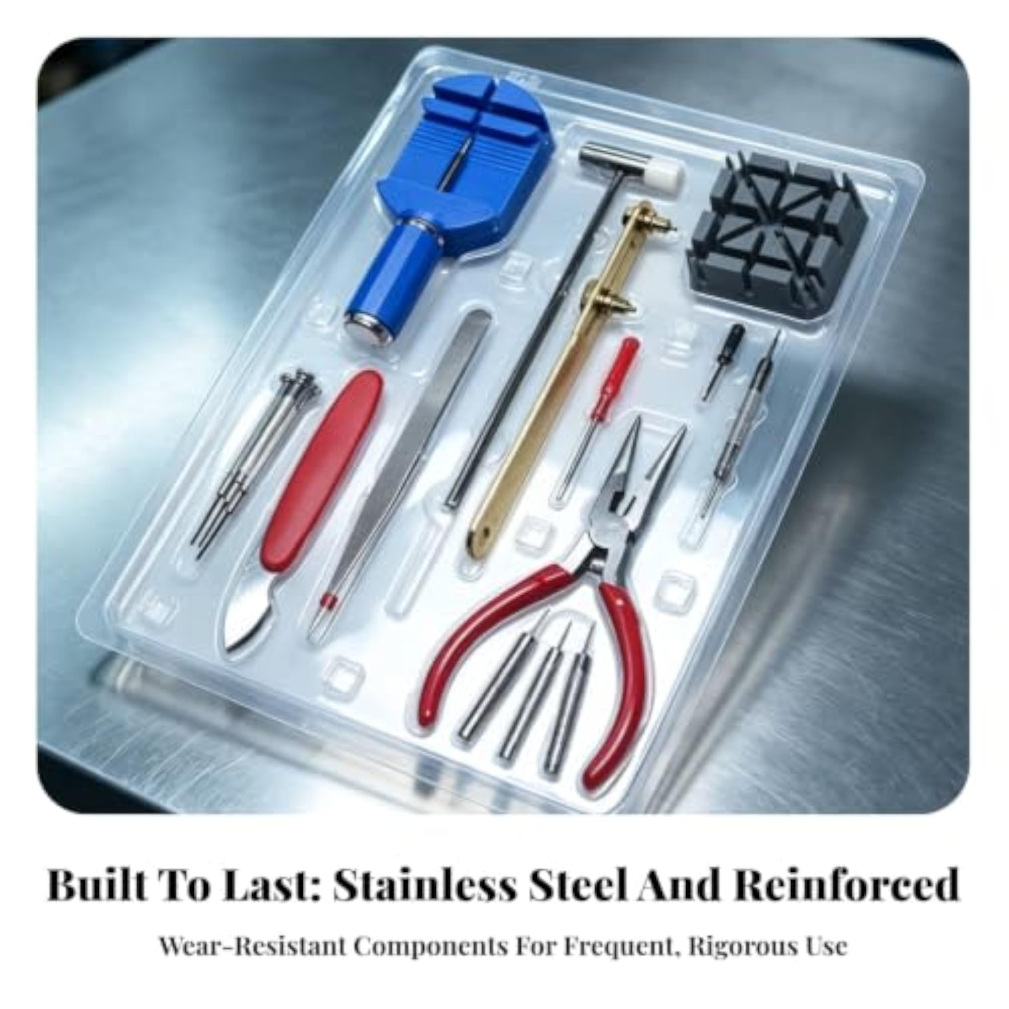 Professional Watch Repair Tool Kit for Beginners & Hobbyists