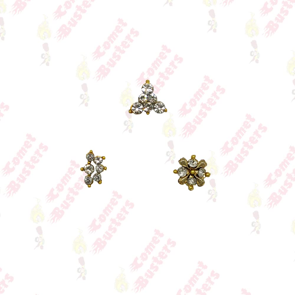Comet Busters Fake Nose Stud Stickers Self Adhesive Nose Stick Ons (NS017) (B0BC1CQV4K) Amazon Price History, Amazon Price Tracker
