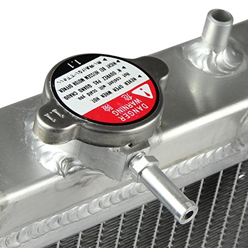 Full Aluminum 2-Row 42Mm Cooling Radiator Compatible With Civic 92-00 | Del Sol 93-97 | Integra 94-01, Manual Transmission Models Only, Ej Ek Eg Db Dc #TOP3