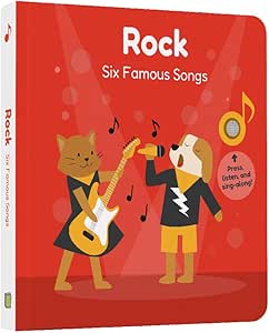 Amazon.com: Cali's Books Rock Sound Books for Toddlers 1-3 - Musical ...