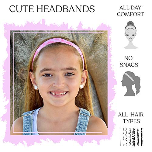 Frog Sac 6 Pcs Tie Dye Headbands For Girls, Elastic No Slip Adjustable Rainbow Hair Bands For Girl Teens, Stretch Head Bands For Women, Cute Non Slip Hair Accessories Party Favors For Kids #TOP2