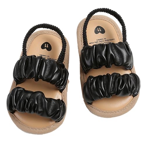 Image of Slivery Color Baby Girls Sandals Summer Shoes Outdoor First Walker Toddler Girls Shoes for Summer