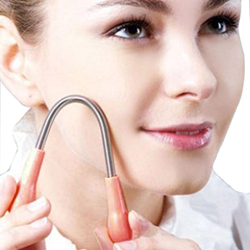 Mosunx Facial Hair Remover Stick Epilator Threading Beauty Tool Removing Irritating Facial Hair From Chin, Upper Lip, and Sideburns . Great For Sensitive Skin