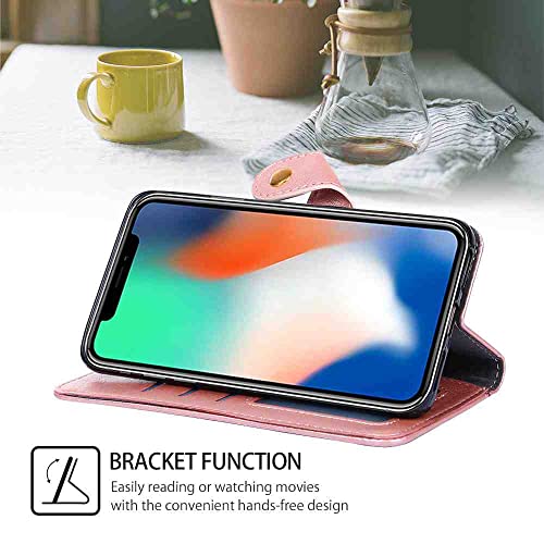 SHOYAO Capa de telefone com zíper carteira estojo fólio for UMIDIGI S5 PRO, Couro PU Premium Capa Sl