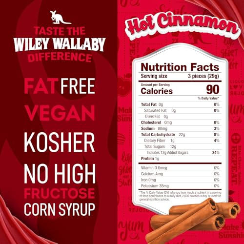 Wiley Wallaby Licorice 10 Ounce Classic Gourmet Soft & Chewy Australian Cinnamon Licorice Candy Twists thumb #5