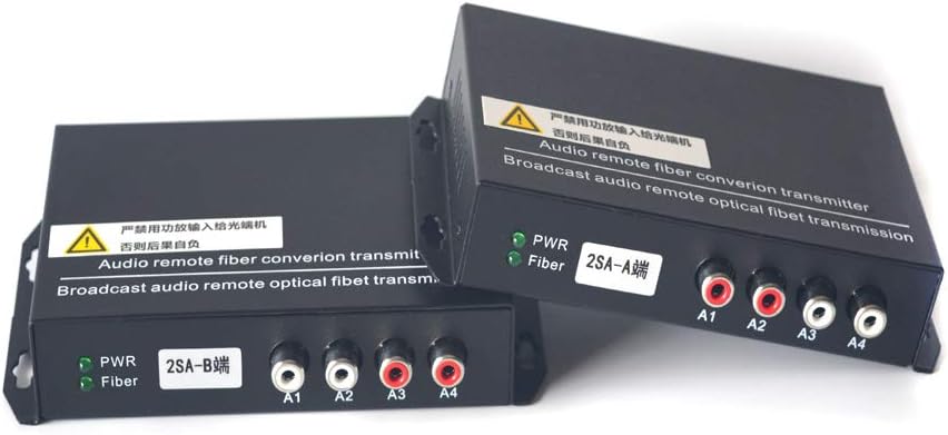 Up To 60% OFF Primeda Audio Extender, Analog Audio Over Single Fiber Optic Singlemode up to 12.4miles (20Km),SC Connector (2CH,BIDI, Hi-Fi) for Microphone/Broadcasting/TV Teleconference System/Multimedia & More