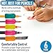 The Pencil Grip Bumpy Grip - Neon Ergonomic Writing Aid, 6-Pack, Doctor-Designed to Improve Handwriting, Reduce Fatigue & Hand Pain, Universal Fit for Kids, Adults, Left & Right Handed Use