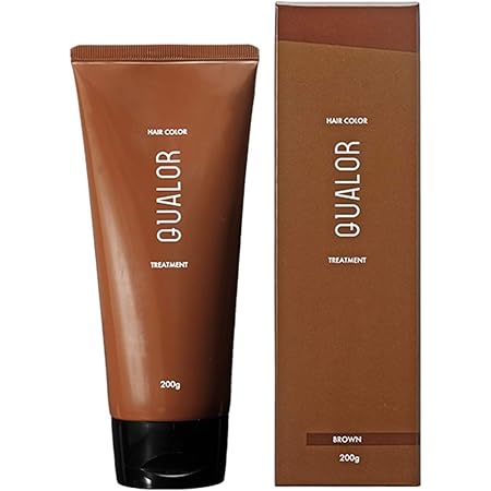 Amazon Qualor クオラ カラートリートメント ブラウン 0g 専用コーム付き 白髪染め Qualor ビューティー 通販