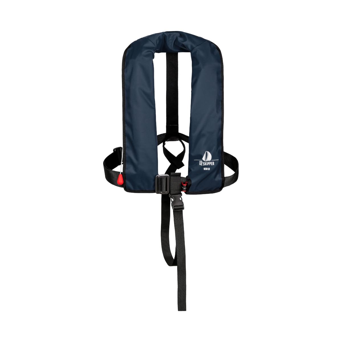 4er-Set Automatik-Rettungswesten 165N ISO mit Harness + 4 Wartungskits