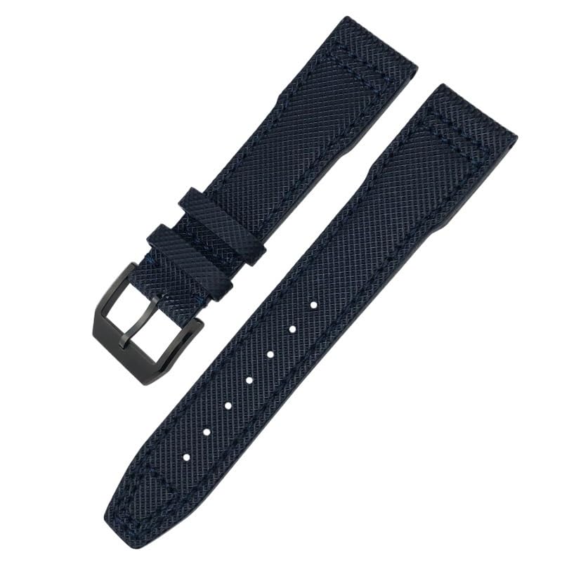 Bracelet de montre 20mm cuir véritable vert KLVN Pilot