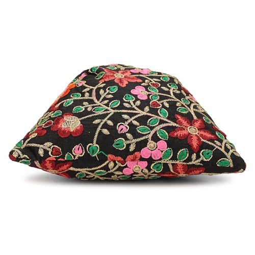 Image of LONGING TO BUY Indian Embroidered Pearl Potli Bag For Women, Sequence Design with Tassel, Wedding Potli Bags