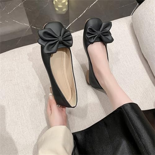 Chaussures décontractées à la mode ballerines plates confort bout rond