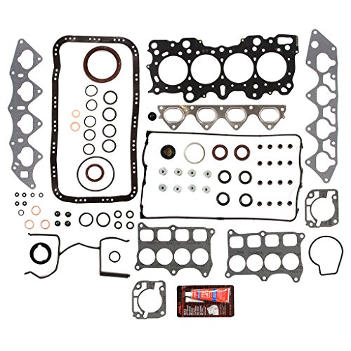 Evergreen Engine Rering Kit Fsbrr4008Eve Compatible With 94-01 Acura Integra B18C1 B18C5 Full Gasket Set, Standard Size Main Rod Bearings, Standard Size Piston Rings #TOP1