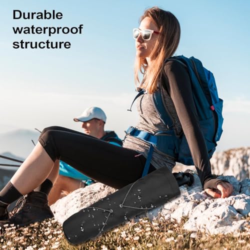 Porte-bâtons imperméable et pliable pour sac à dos de montagne