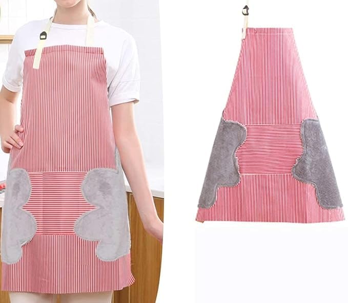 Image of Windkart Waterproof Kitchen Apron 40 Inch - Light Duty Extra Long Cooking and Dishwashing Apron | Durable Chemical Resistant Work Clothes for Cleaning Gardening Food Prep