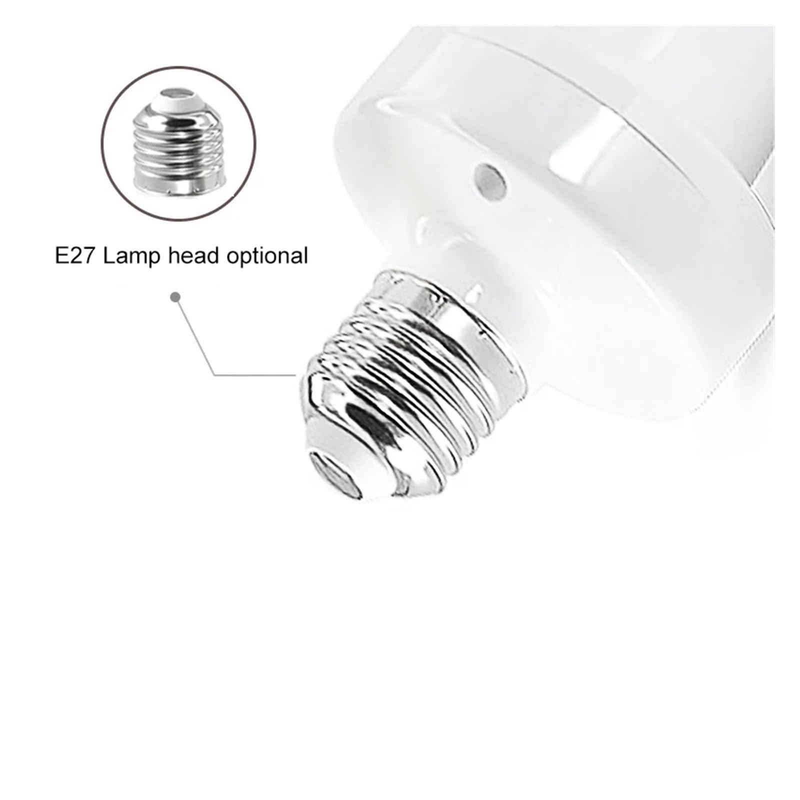 Genérico Adaptador de bombillas inteligentes inalámbrico AC110V 220V E27 uso portalámparas con Control remoto 433MHz e interruptor pared(Brown)