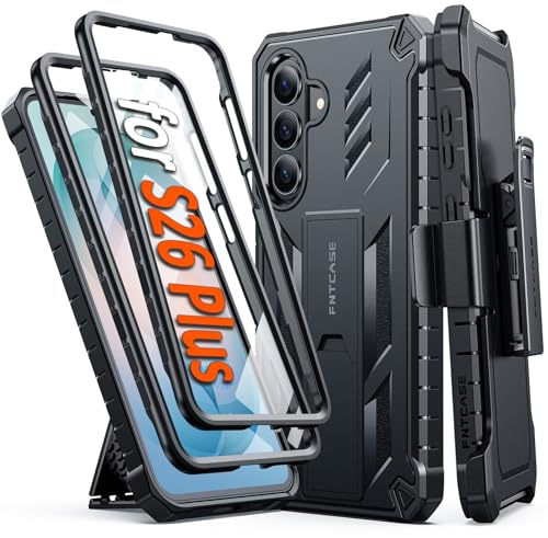 FNTCASE for Samsung Galaxy S26+ Plus Case, Belt Clip Holster, Kickstand
