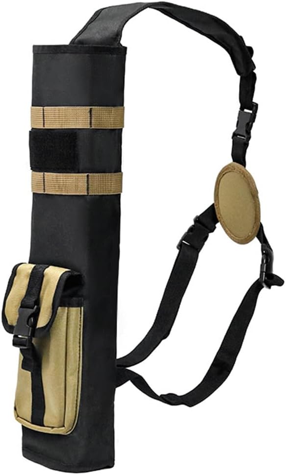 Upgraded Outdoor Oxford Archery Arrow Quiver – Multifunctional Tactical Arrow Bag, Shoulder Hanged Adjustable Hunting Quivers