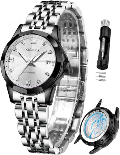 OLEVS Men's Casual Fashion Waterproof Gold Stainless Steel Band Quartz Gold Watches Gifts for Men
