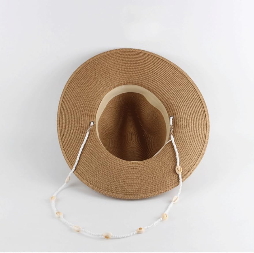 Women's Large Brimmed hat, Horse Grass, Vacation Sun Shading