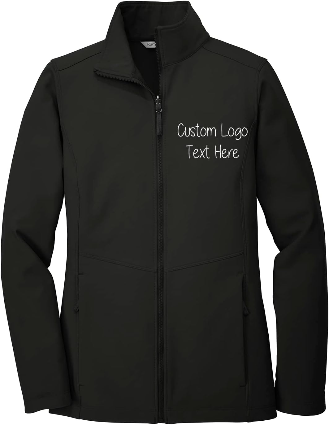 INK STITCH Women Custom L901 Customized Personalized Add Your Own Logo Texts Embroidery Collective Soft Shell Jacket - Image 3