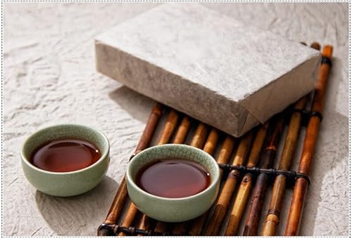 Ripe Pu-Erh Tea Brick 200G 45Years Yunnan Black Tea Cooked Puer Tea Green Food #TOP1