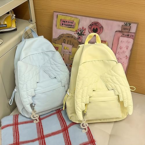 Mochila Wing Design de gran capacidad cómoda de nailon para viaje 3