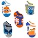 Finding Dory Nemo Boys 5 pack Socks (4-6 Toddler, Nemo Dory Hank)