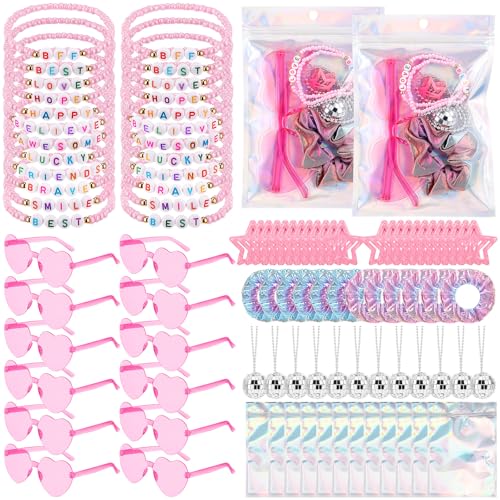 Landical 96 Pcs/ 12 Sets Kpop Party Favors Popular Singer Gifts Merch,Pink