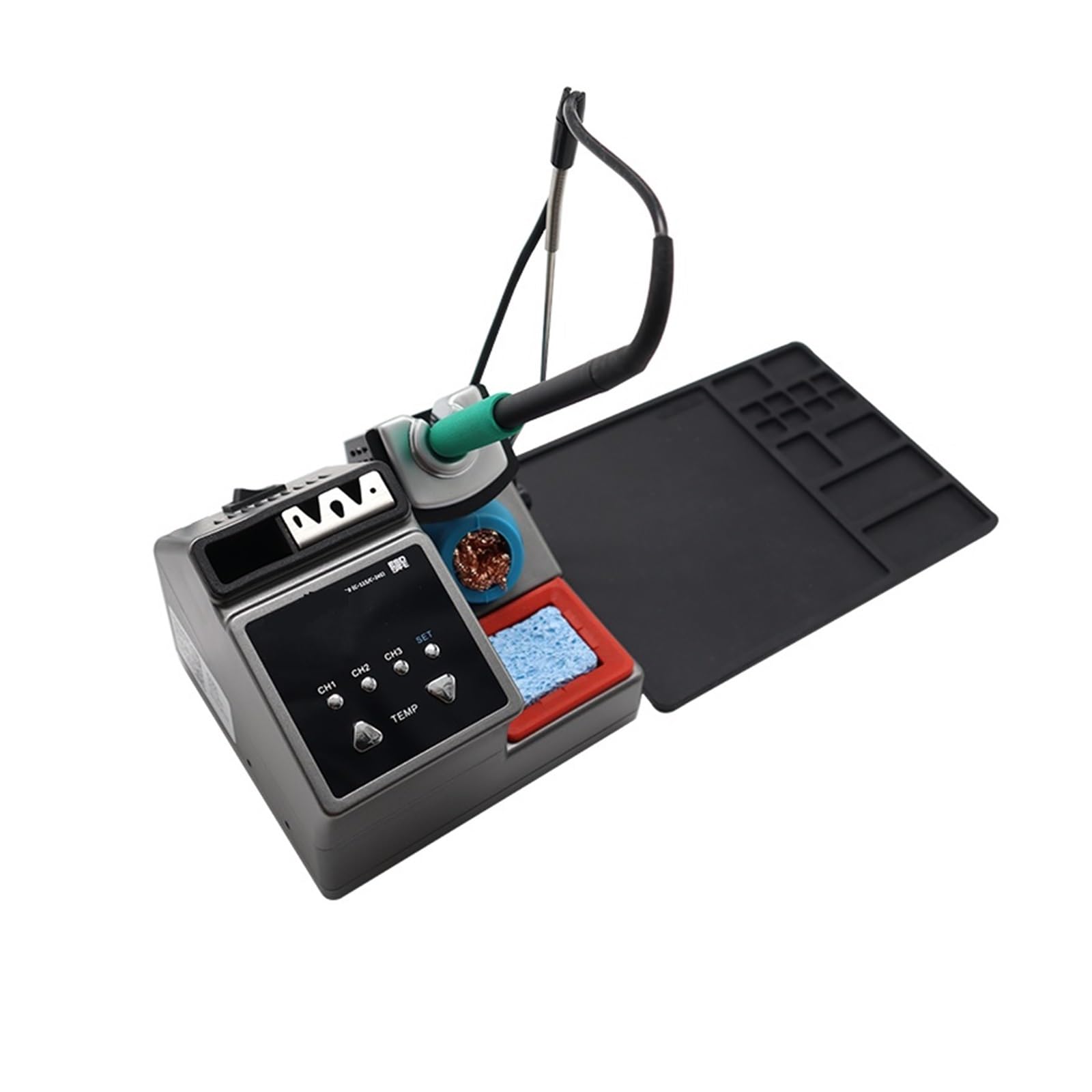 Stacja Lutownicza Bezołowiowa Kompatybilna Z C115/C210/C245 Uchwyt Chip Control Temperatury Do Naprawy PCB BGA Spawanie Wydajna Lutownica(C115 with 3 tips)