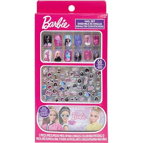 Barbie Townley 66-Piece Kids Nail Set Cover