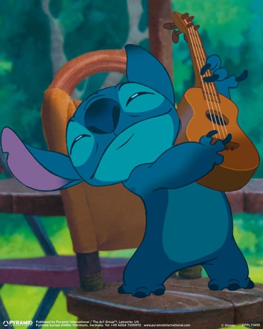Tableau lenticulaire 3D Lilo & Stitch finition premium effet profondeur