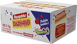 Paçoca Dadinho Caixa Rolha FP 100x15g